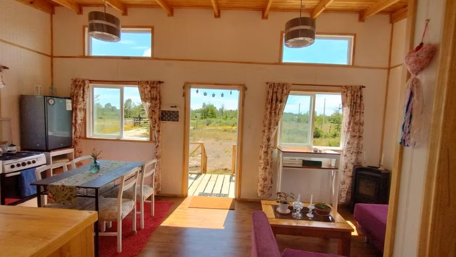 PUERTO MONTT CABAÑA 36 M2 EN 5000 M2 CHAQUEIHUA