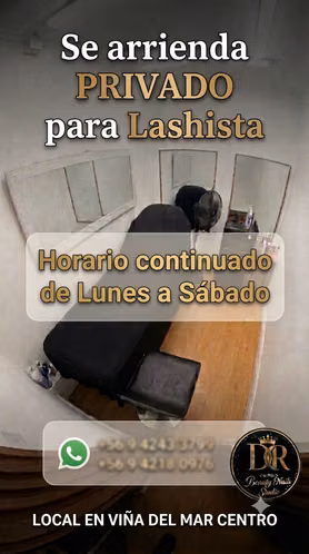 Arriendo privado para Lashista/Masaje/Depilación - Mesa manicurista