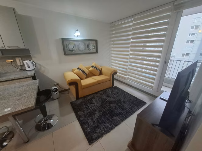 Departamento Amoblado En Arriendo Centro Concepción, 2d 2b