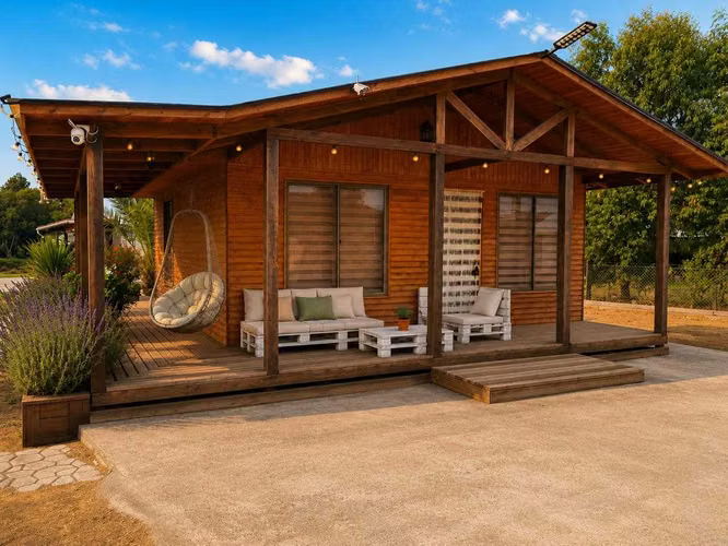 Parcela con acceso al lago + 2 cabañas (172068)