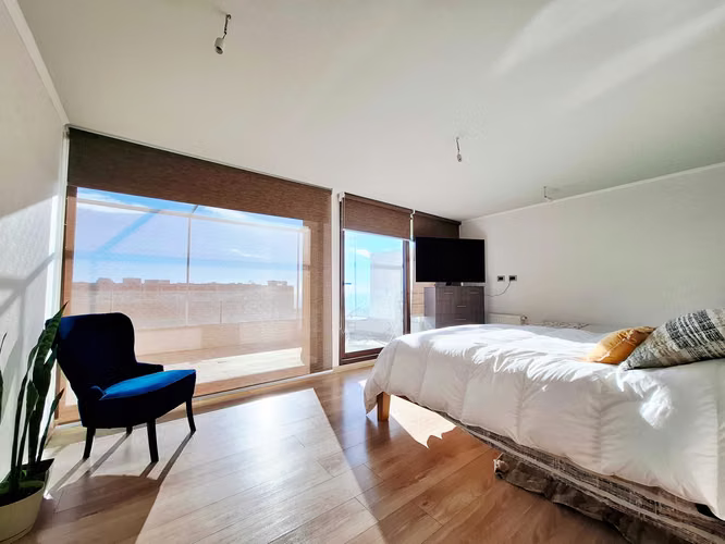Arriendo departamento con vista al mar en Lomas  (172219)