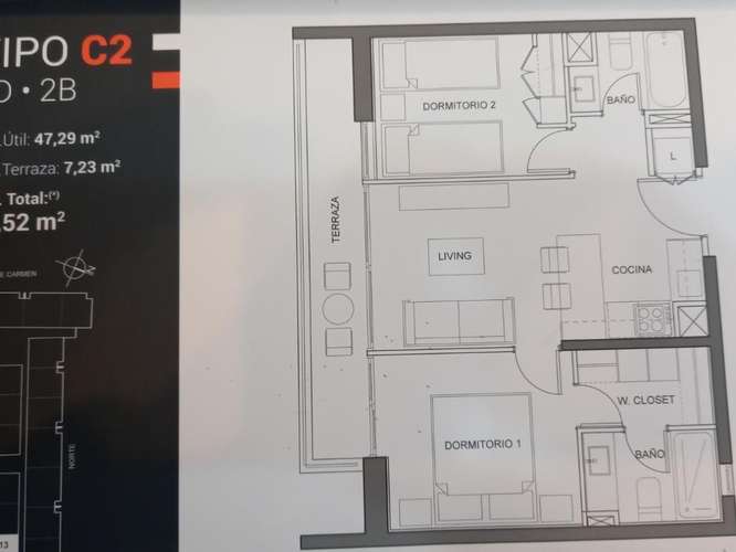 VENTA DEPARTAMENTO 2D, 2B COCINA EQUIPADA - Imagen 16