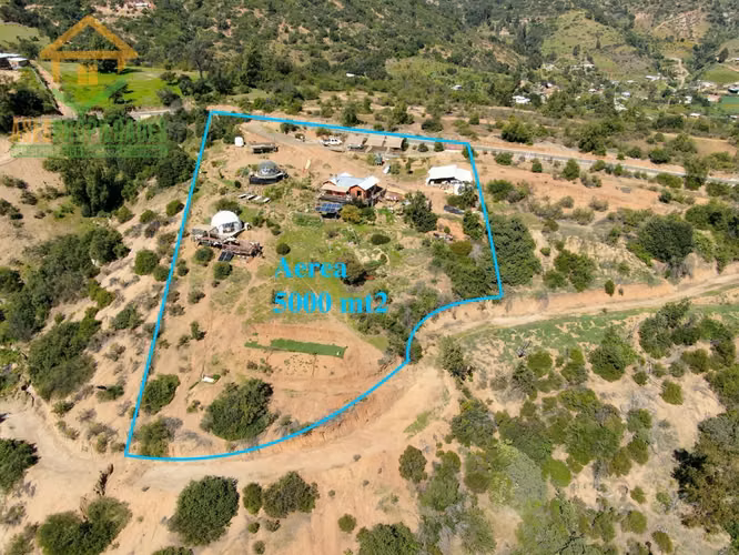 HERMOSO TERRENO CON CASA Y 2 DOMOSEN ARRIENDO  EN OLMUÉ - Imagen 2