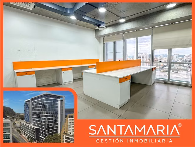 Arriendo Of en Edicio Centro Costane 2 privados, Concepción