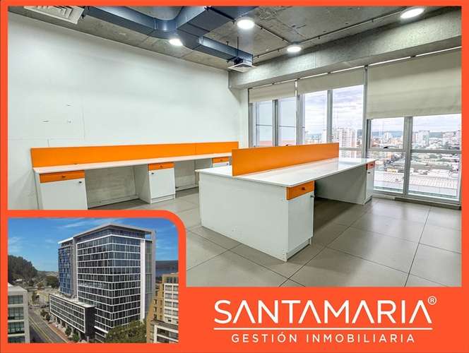 Arriendo Of en Edicio Centro Costane 2 privados, Concepción