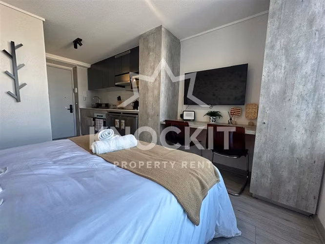 Arriendo Departamento Home Studio Amoblado Tocornal Santiago
