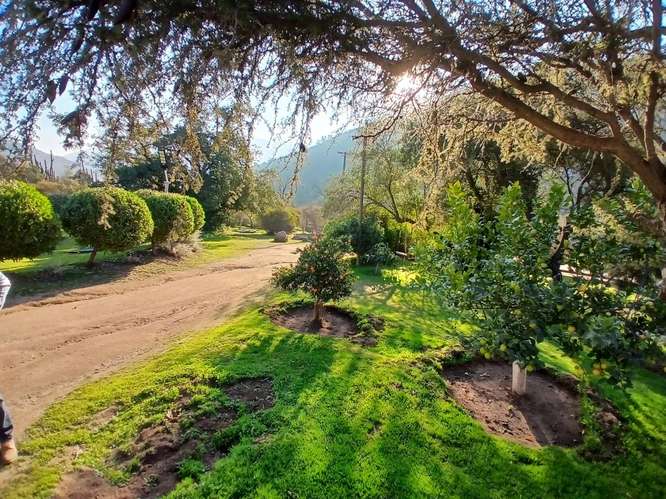 Parcela con amplia Casa Piscina Árboles Frutales