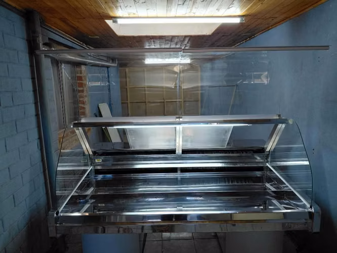 Vitrina Refrigerada Vidrio Curvo
