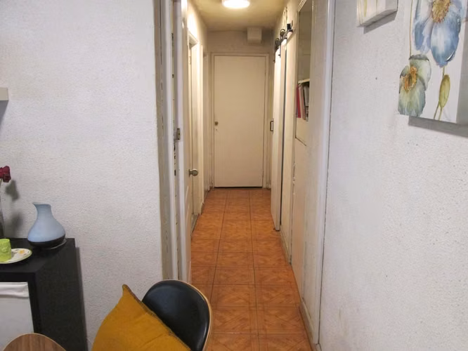 Depto 2 dormitorios, 1 baño, 65mt2, Santiago, Metro Republica