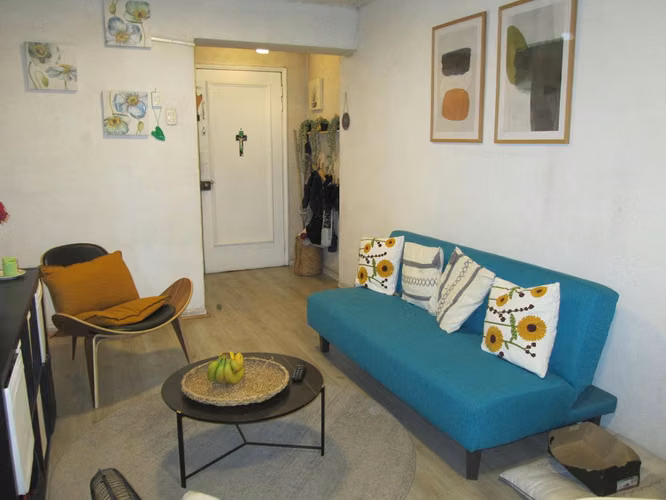 Depto 2 dormitorios, 1 baño, 65mt2, Santiago, Metro Republica