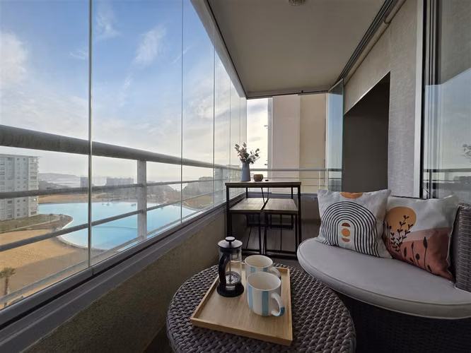 DEPARTAMENTO Laguna Bahía / hermosa Vista y amoblado - Imagen 6