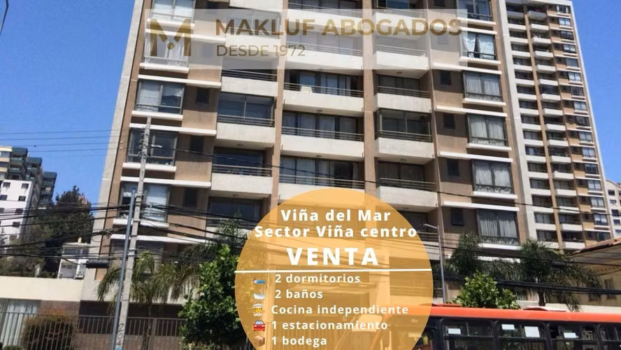 Departamento 2 dormitorios en venta, calle Alvarez frente a Metro Miramar, Viña del Mar