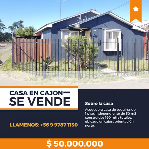 Acogedora casa en Cajón