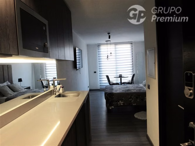 Arriendo amoblado en edificio full equipado.