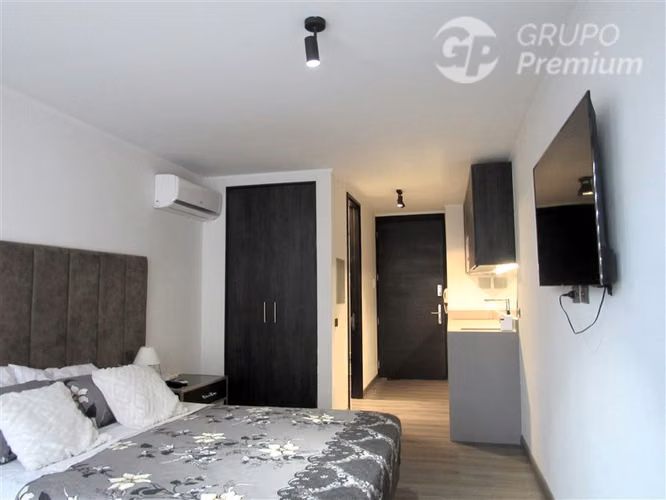 Arriendo amoblado en edificio full equipado.