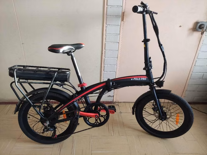 Bicicleta eléctrica plegable