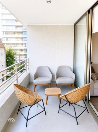 Departamento 2D/2B con terraza y piscina - Viña del Mar