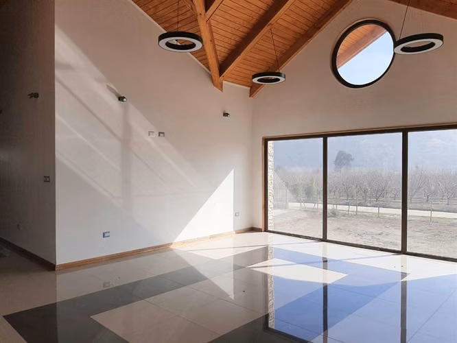 PARCELA Parcela en Condominio con fabulosa casa de 7 dorm, 6 baños, piscina, paneles solares, PIRQUE