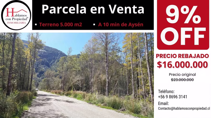 Venta de Parcela en Puerto Piedra - Aysén (172845)