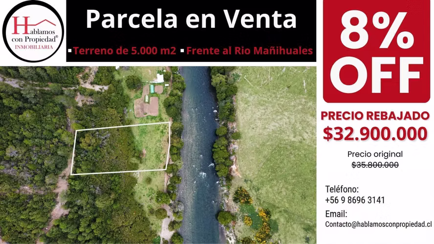 Parcela frente al Río Mañihuales - Mañihuales (172844)