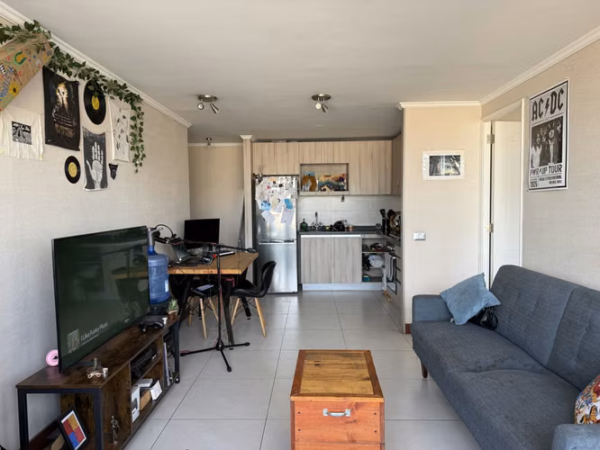 Venta Departamento 50 mts, Metro Santa Ana