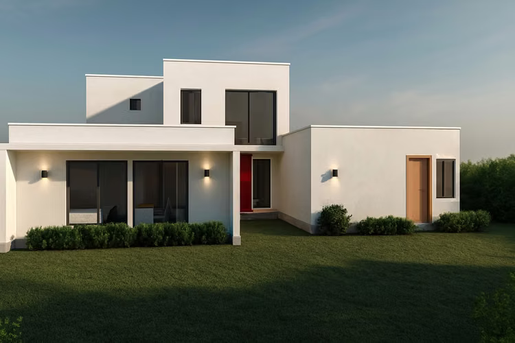 Planos de arquitectura: elevaciones, techumbre, fundaciones y mas