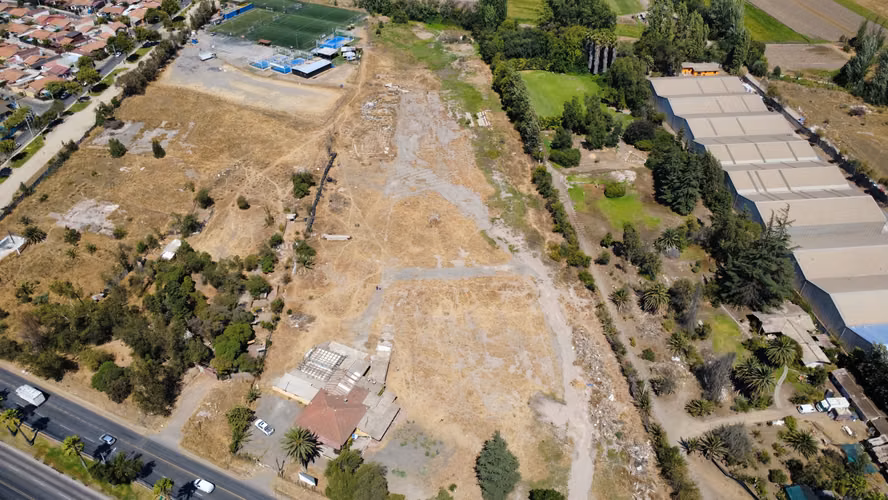 TERRENO INDUSTRIAN DE 2,7 HECTAREAS EN CAMINO A MELIPILLA
