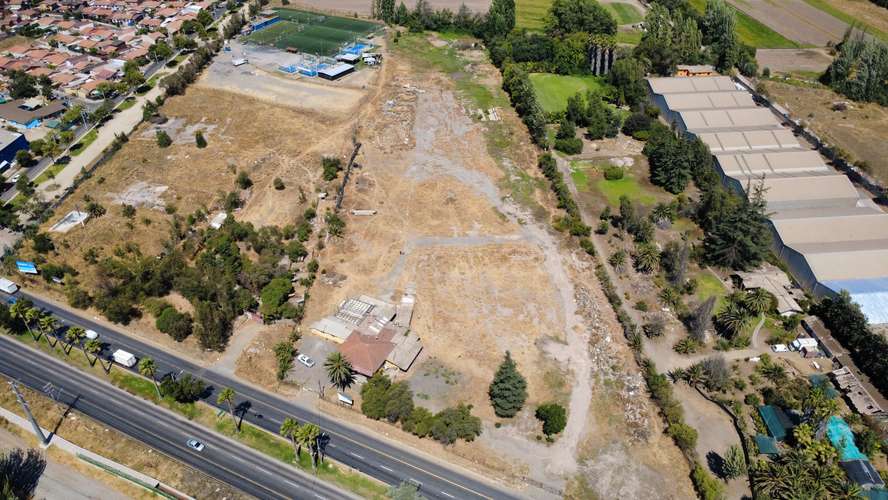 TERRENO INDUSTRIAN DE 2,7 HECTAREAS EN CAMINO A MELIPILLA