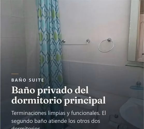 Departamento en arriendo de 3 dorm. 2 baños en Talca