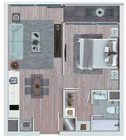 Dpto para estrenar Metro Ñuñoa 1 Dorm (173168)
