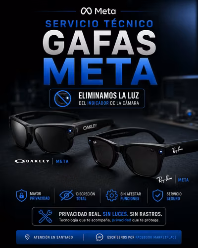 Modificación LED Ray-Ban Meta / Oakley Meta
