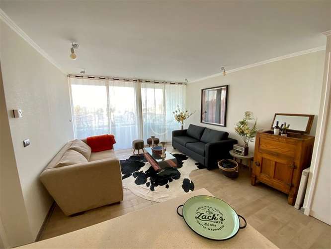 1 dorm. en suite. Vista al mar. Estac. Bodega. Concon - Imagen 3