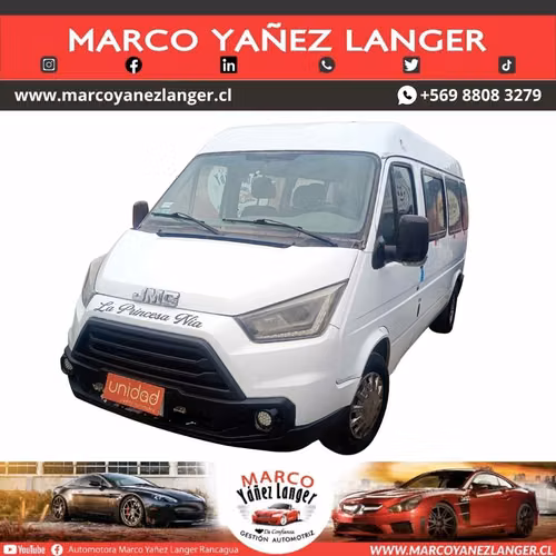JMC TOURING 2.8 / 15 PASAJEROS / AÑO 2021 /MOTOR NUEVO CON FACTURA / TENDRIA 35.000. KMS
