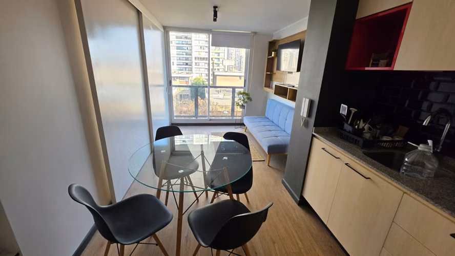 Departamento Amoblado En Arriendo A Pasos De Parque Almagro