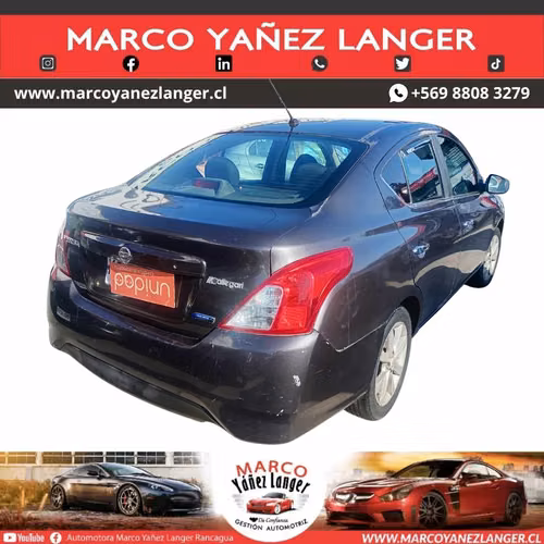 NISSAN VERSA ADVANSE 1.6 / AÑO  KILOMETROS / EXCELENTE ESTADO