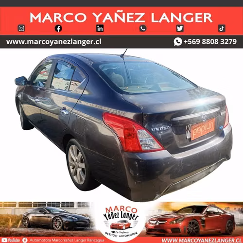 NISSAN VERSA ADVANSE 1.6 / AÑO  KILOMETROS / EXCELENTE ESTADO