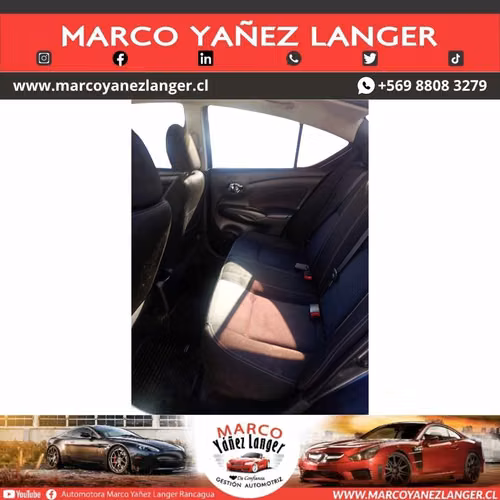 NISSAN VERSA ADVANSE 1.6 / AÑO  KILOMETROS / EXCELENTE ESTADO