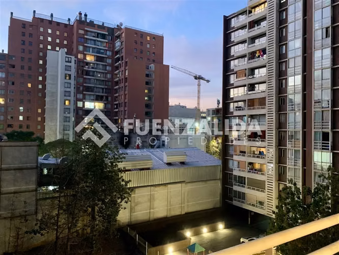 Arriendo Departamento en Santiago Sta Isabel 1 Dorm Bodega