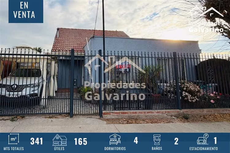 Casa en venta de 4D 2B. en Quilicura