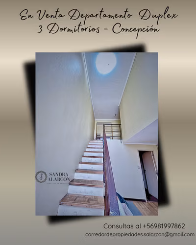 Departamento Duplex de 3 dormitorios en Venta - Concepción
