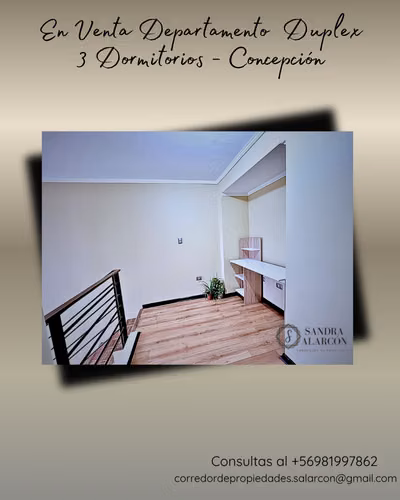 Departamento Duplex de 3 dormitorios en Venta - Concepción