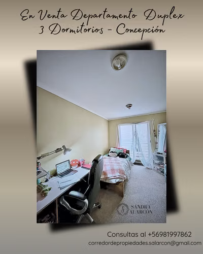 Departamento Duplex de 3 dormitorios en Venta - Concepción