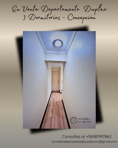 Departamento Duplex de 3 dormitorios en Venta - Concepción