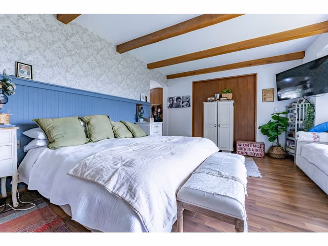 En venta casa con vista maravillosa Lomas de la  Dehesa 4 hab/5baños/servicios/sala de estar/piscina/quincho - Imagen 13
