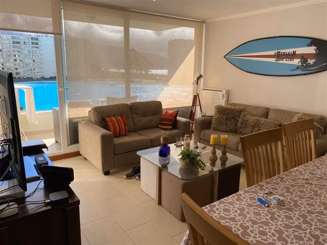 Departamento en venta de 3 dorm. en Papudo
