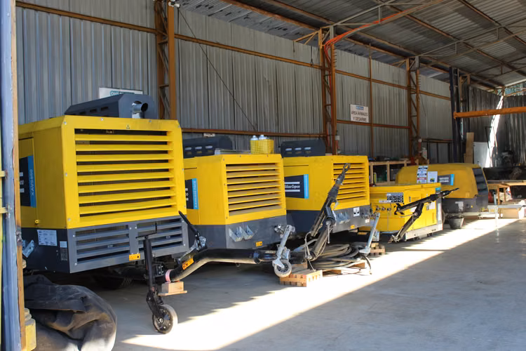 Arriendo Compresores Aire Industrial Atlas Copco