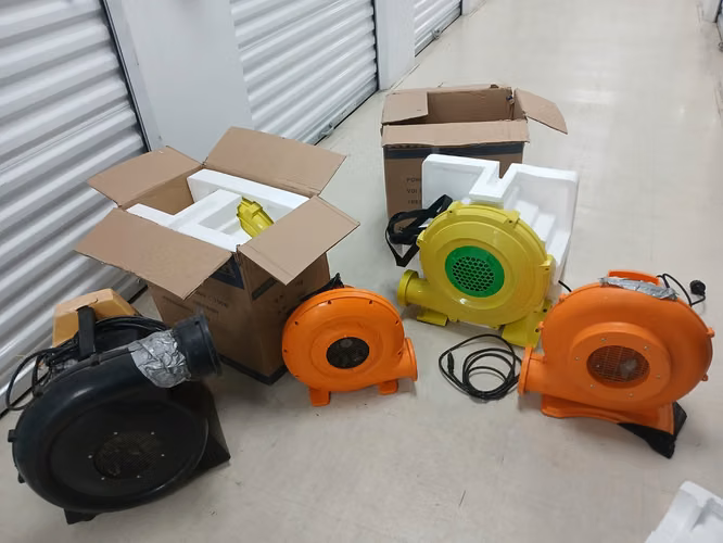 Ventiladores, sopladores para Inflables