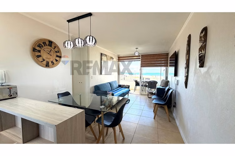 Frente al mar - amoblado - 3d 1bañ 1e - piso 3