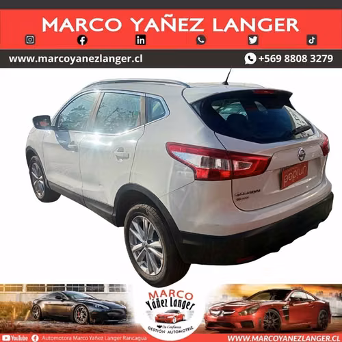 NISSAN QASHQAI ADVANCE 2.0 / AÑO  KILOMETROS / EXCELENTE ESTADO