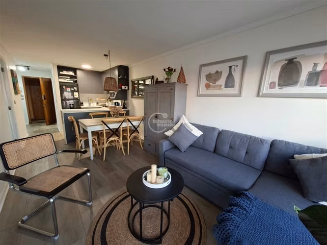Venta Departamento Reñaca, vista al mar, 2 D, 2 B, 1 estac.
